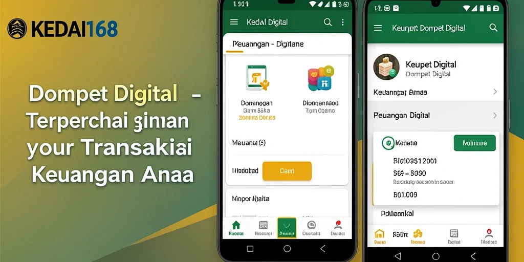 Tampilan antarmuka pengguna KEDAI168 yang intuitif dan mudah digunakan.