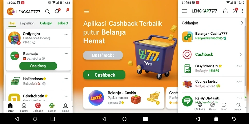 Antarmuka LENGKAP777 yang menarik dengan fungsi Cashback yang mudah diakses.