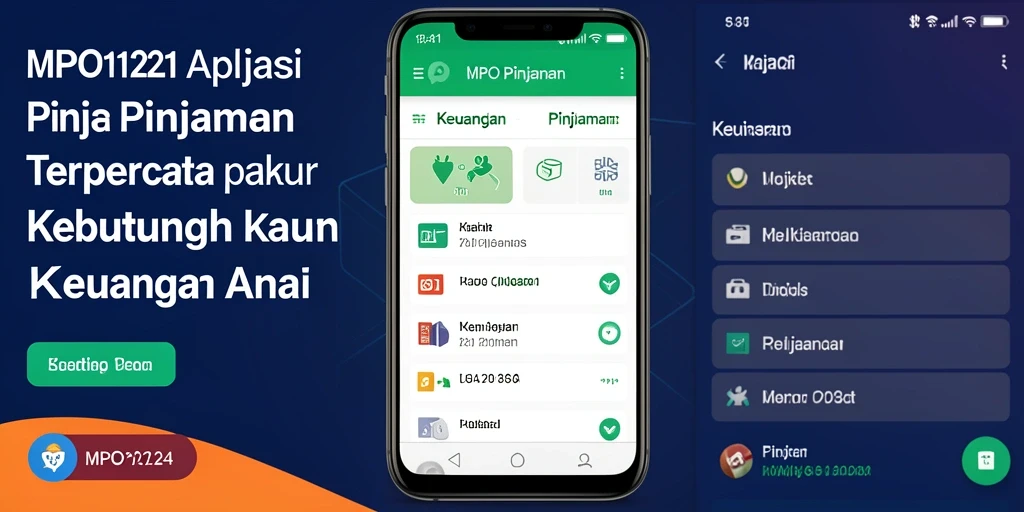 Tampilan antarmuka MPO1221 yang sederhana dan mudah digunakan.