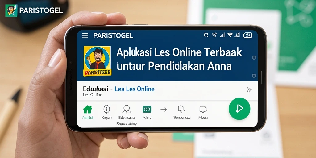 Antarmuka aplikasi PARISTOGEL yang intuitif dan mudah digunakan.