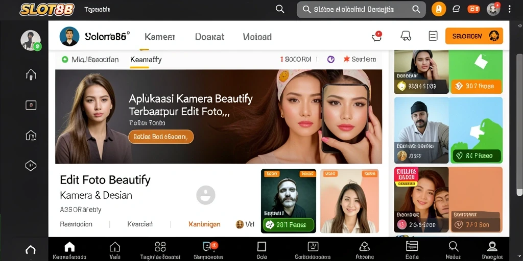 Antarmuka SLOT88 yang ramah pengguna untuk mengedit foto dengan mudah.